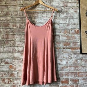 Forever 21 + Spaghetti Strap Dress + Peach + L